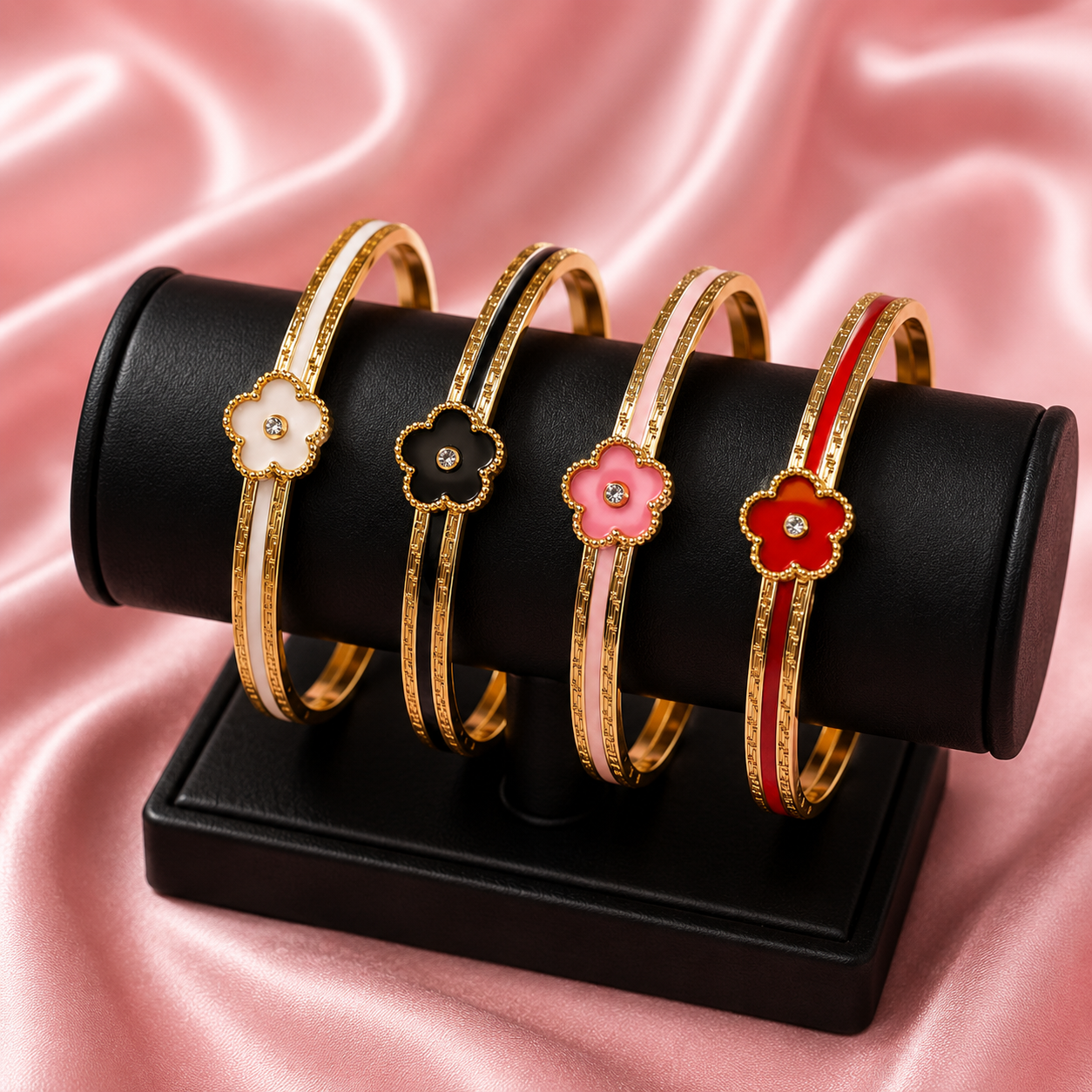 Rosé Luxe Bangles