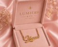 Shimmering Gold Nameplate Chain